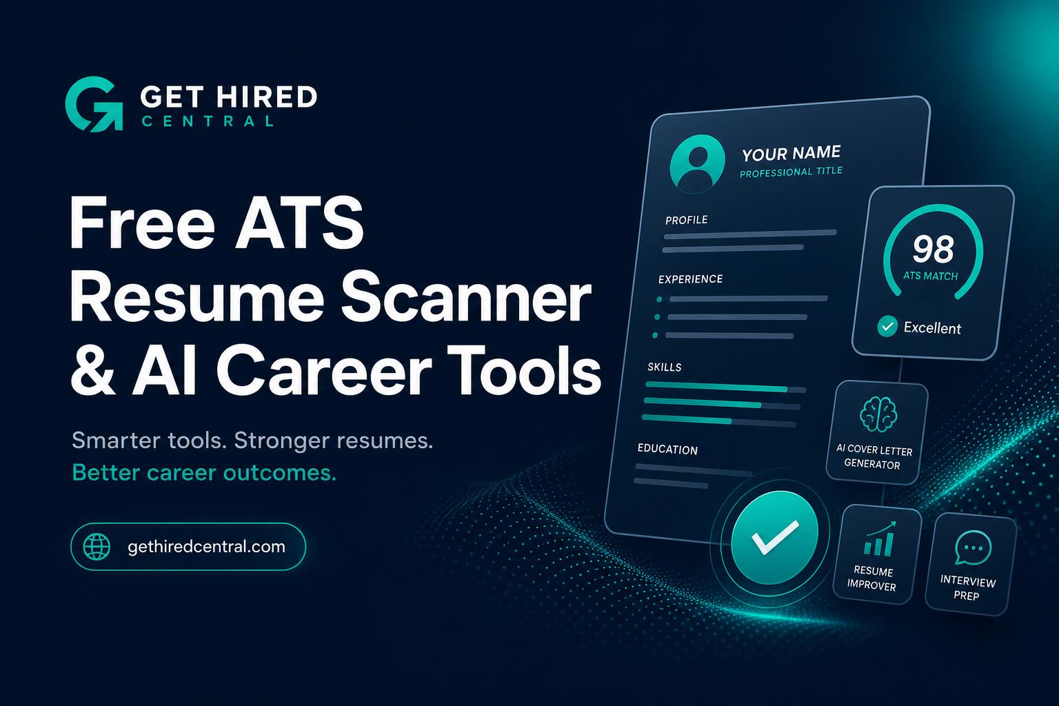 Free ATS Resume Scanner & AI Builder | Get Hired Central